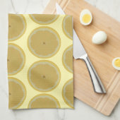 Scheiben Lemons Pattern Küchenhandtücher Geschirrtuch (Viertel Falte)
