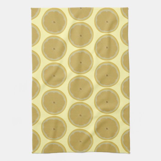 Scheiben Lemons Pattern Küchenhandtücher Geschirrtuch (Vertikal)