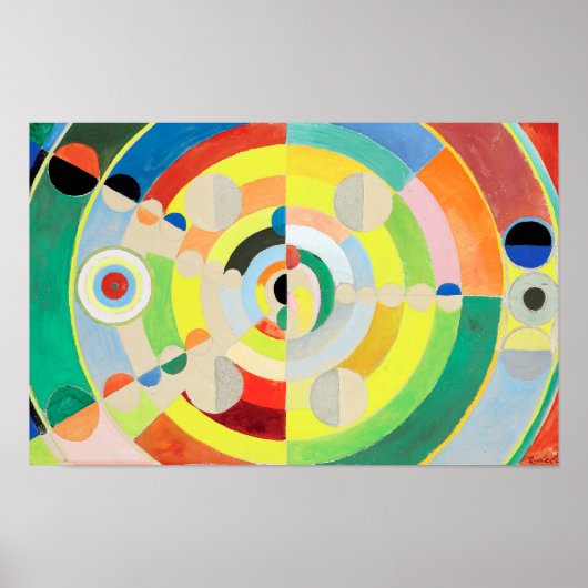 Scheiben-Relief | Robert Delaunay | Poster (Vorne)