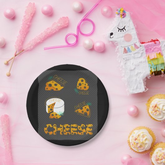 Scheiben von Käsepapier-Tellern Pappteller (Party)