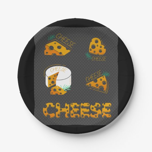 Scheiben von Käsepapier-Tellern Pappteller (Vorderseite)