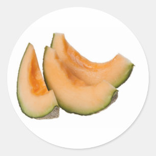 Scheiben von rockmelon runder aufkleber