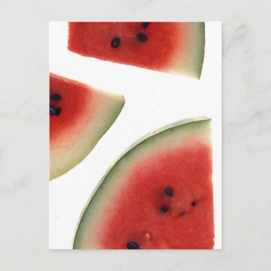 Scheiben von Watermelon Postkarte (Vorderseite)