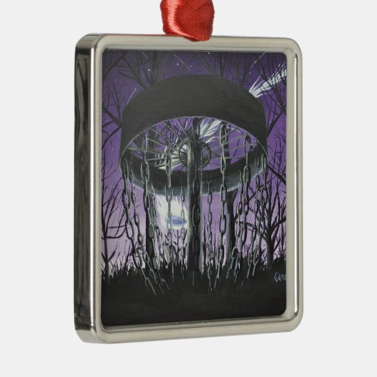 ScheibenGolf Ornament Aus Metall (Rechts)