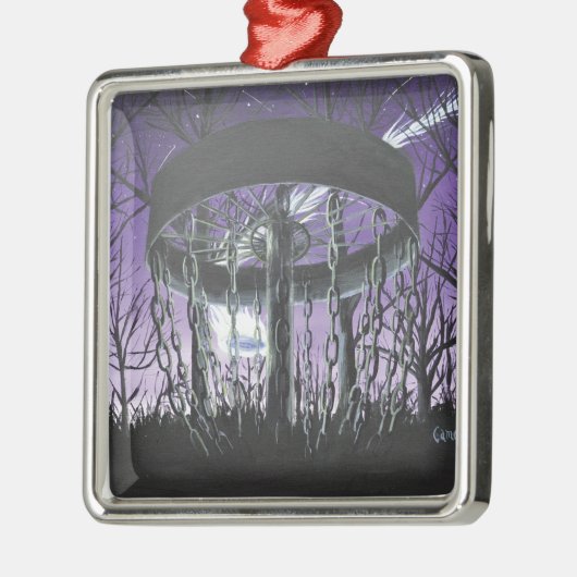 ScheibenGolf Ornament Aus Metall (Links)