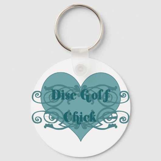 Scheibengolfchick Schlüsselanhänger (Vorderseite)