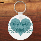 Scheibengolfchick Schlüsselanhänger (Vorderseite)
