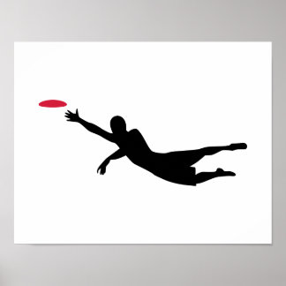 Scheibengolffrisbee Poster