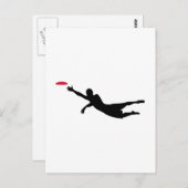 Scheibengolffrisbee Postkarte (Vorne/Hinten)