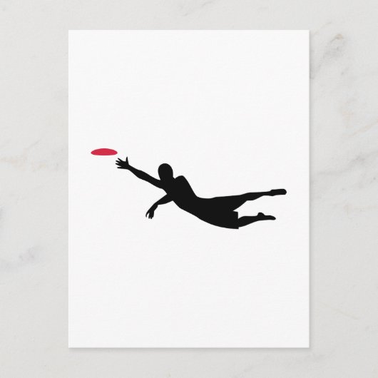 Scheibengolffrisbee Postkarte (Vorderseite)