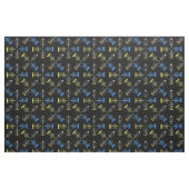 Scheibengolfkörbe schwarz stoff (Fat Quarter (45,7 x 55,9 cm))