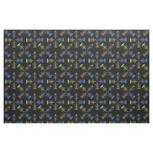 Scheibengolfkörbe schwarz stoff (Fat Quarter (45,7 x 55,9 cm))