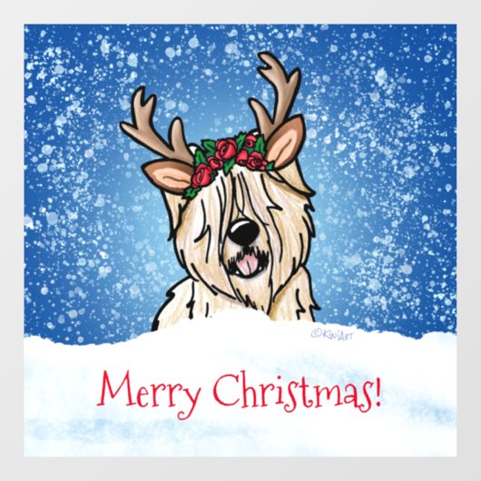 Scheibenwischer Fensteraufkleber (Blatt)