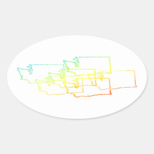 Scheibenwischer Ovaler Aufkleber