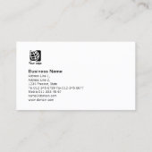 Scheibenwischerreparatur-Visitenkarte Visitenkarte (Rückseite)