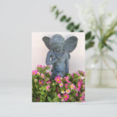 Scheich: Fee am Arbeitsplatz Postkarte (Stehend Vorderseite)