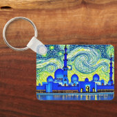 Scheich Zayed Grand Moschee, Abu Dhabi auf einem S Schlüsselanhänger (Rückseite)