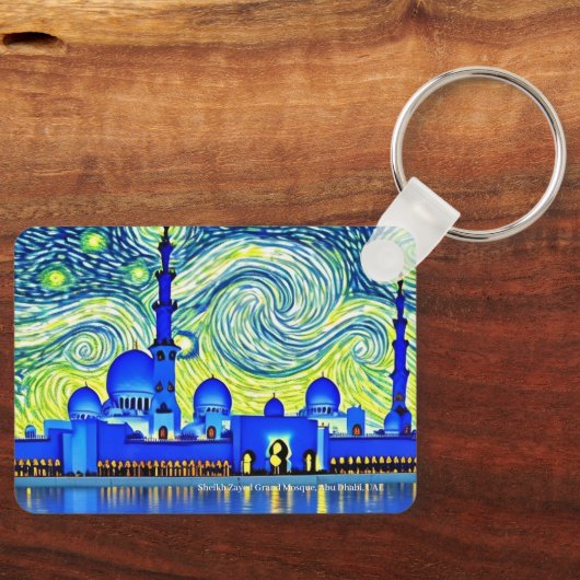 Scheich Zayed Grand Moschee, Abu Dhabi auf einem S Schlüsselanhänger (Vorderseite)
