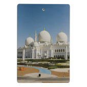 Scheich Zayed Grand Mosque, Abu Dhabi Mini Klemmbrett (Rückseite)