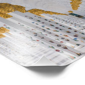 Scheich Zayed Grand Mosque Säulen, Abu Dhabi Fotodruck (Ecke)