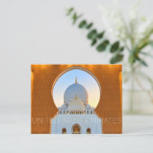 Scheich-Zayed-Moschee, Abu Dhabi, VAE Reise Postkarte (Stehend Vorderseite)