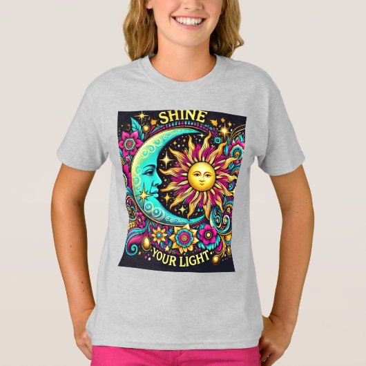 "SCHEIDE ALEXANDRIA DEINES LICHTS" T-Shirt (Vorderseite)