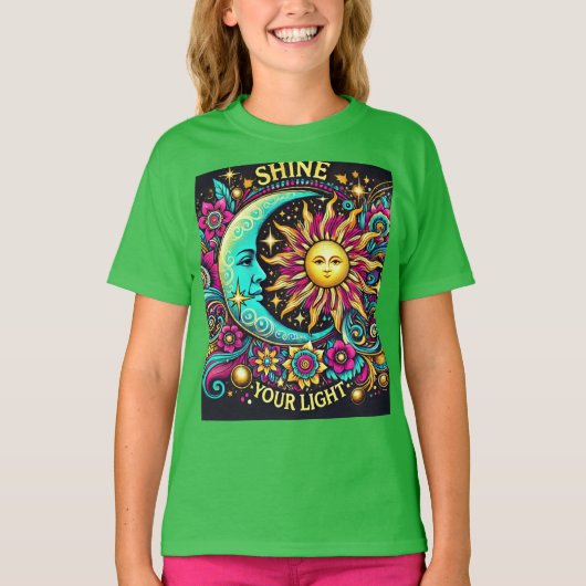 "SCHEIDE ALEXANDRIA DEINES LICHTS" T-Shirt (Vorderseite)