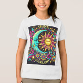 "SCHEIDE ALEXANDRIA DEINES LICHTS" Tri-Blend SHIRT (Vorderseite)