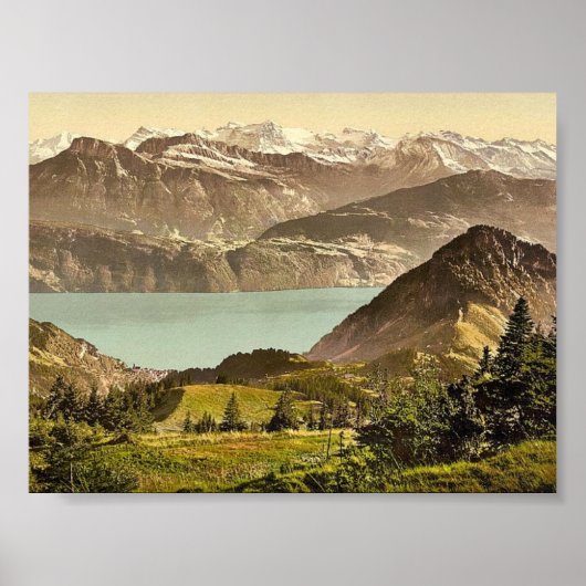 Scheidegg, mit Gersau und Vitznauer Stock, Rigi, Poster (Vorne)