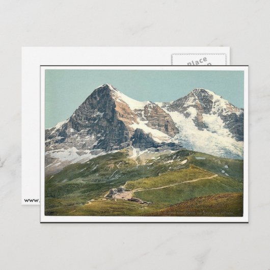 Scheidegg, Mount Eiger und Mö nch, Bernese Ob Postkarte (Vorne/Hinten)
