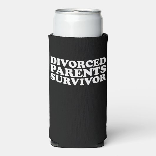 Scheidende Eltern überleben Funny Selters Dosenkühler (Seltzer Vorderseite)