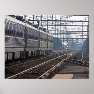 Scheidewand-regionale Schiene bildet spätes Poster