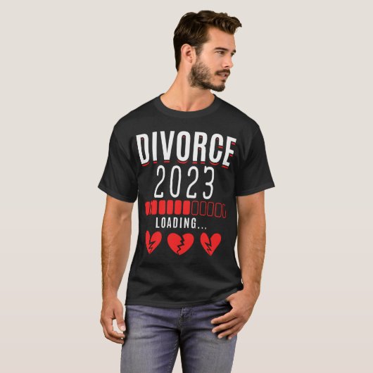 Scheidung 2023 Funny Scheidung Ehefrau T-Shirt (Vorne ganz)