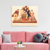 Scheidung. Aussöhnung Leinwanddruck (Insitu (Wohnzimmer))