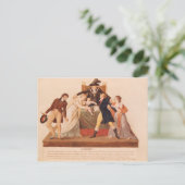 Scheidung. Aussöhnung Postkarte (Stehend Vorderseite)