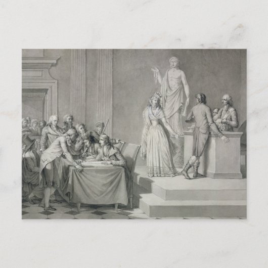 Scheidung der Republikaner Postkarte (Vorderseite)