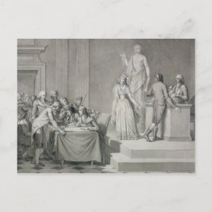 Scheidung der Republikaner Postkarte