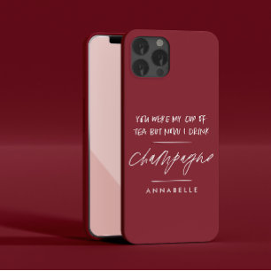 Scheidung Du warst mein Cup of Tea moderne kirschr iPhone 13 Hülle