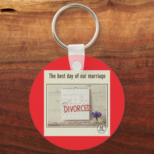 Scheidung! Feiern wir! Schlüsselanhänger (Vorderseite)