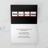 Scheidung Förderung an AMAZING Woman Karte (Innenseite)