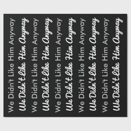 Scheidung Geschenkpapier (Flach)