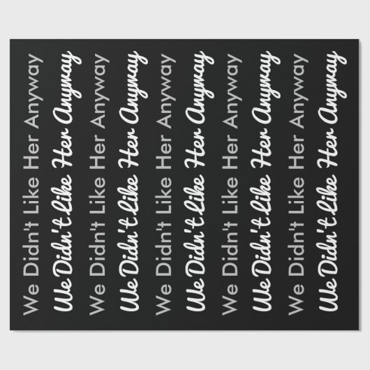 Scheidung Geschenkpapier (Flach)