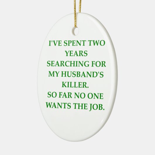 Scheidung Keramik Ornament (Links)