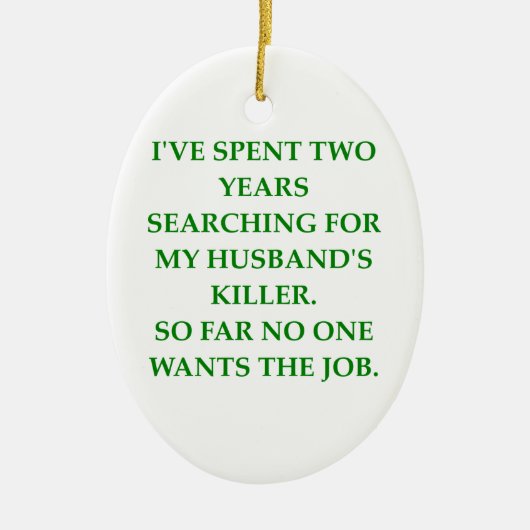 Scheidung Keramik Ornament (Vorne)