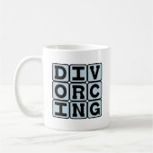 Scheidung mitten in der Scheidung Kaffeetasse (Links)