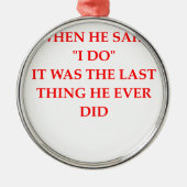 Scheidung Ornament Aus Metall (Vorne)