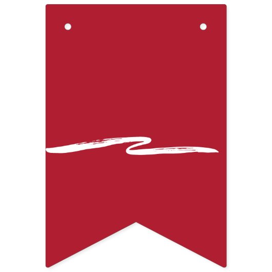 Scheidung Party Celebration Ex Hubby Start Packing Wimpelkette (Erste Fahne)