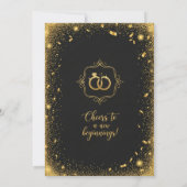 Scheidung Party Einladung - Ich tue, ich habe geta (Rückseite)