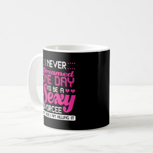 Scheidung Party Geschenk Scheidung Scheidung Funny Kaffeetasse (Vorderseite Links)