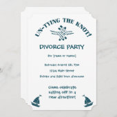 Scheidung Party lustig Unzählige Einladungen (Vorne/Hinten)